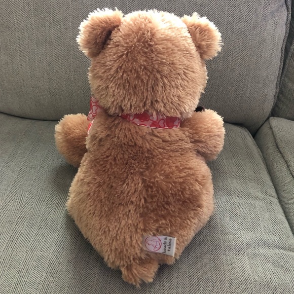 Heads & Tales Valentine Plush Bear and Puppy Love Dog Stuffed Animal Toy Set - Picture 2 of 5